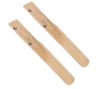Vaguelly 2 Mangos de Madera para Máscara de Soldar Agarre Ergonómico y Compatibilidad Versátil para Tareas de Taller de Soldadura y Uso en Casa