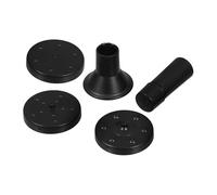 Vaguelly Bomba de fuente de agua, accesorios solares de repuesto, 1 juego, ABS negro, fácil reemplazo, para jardín y estanques de agua