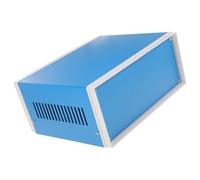 Vaguelly Caja conexiones electricas metalica Caja de proyecto eléctrico Cajas metálicas para proyectos electrónicos 100x230x185 mm profesional y práctica resistente intemperie para