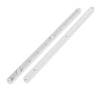 Vaguelly Correderas Rieles Cajones para Material Color de Plástico Blanco 298 de 2 Mm, Juego Deslizantes Guías Resistentes y para Muebles para Cajoneras Armarios de Cocina