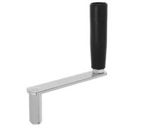 Vaguelly Manivela para Apertura de Ventanas Abatibles y Toldos con Rotación Suave, Fabricada en Aleación de Zinc y Plástico, Compatible con Husillo de 1/2 Pulgada para Uso en Estadios