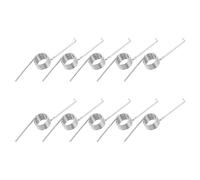 Vaguelly Resortes Metálicos de Torsión 10 Unidades para Tapas de Cubos de Basura, Acero Inoxidable, Tamaño Pequeño, para Uso en Papelera de Cocina y Contenedor Exterior