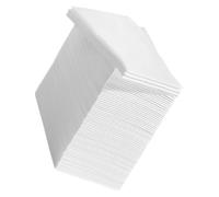 Vaguelly Servilletas de Papel Desechables de Color Blanco 40x30cm, 100 Unidades, Toallas de Papel Gruesas y Plegadas para Cocina y Fiestas, Elegantes y Prácticas