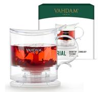 VAHDAM, Tetera para Té a Granel con Filtro de Malla Integrado para Taza | 474 ml | Libre de BPA | Diseño Antigoteo | Ideal para Té Caliente y Frío