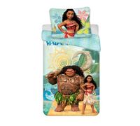 Jerry Fabrics Disney Juego de cama Oceania Vaiana 140 x 200 cm funda nórdica 70 x 90 cm 100% algodón