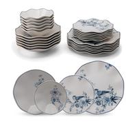 Vajilla de Porcelana de 24 Piezas - de Porcelana Blanca Hueso Güral Porselen Nesrin -Vajilla Para 6 personas