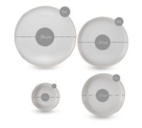 Vajilla de Porcelana de 24 Piezas - Vajilla completa y elegante Kütahya Porselen Bone Crest para 6 Personas - 24 piezas - Vajilla exclusiva color blanco y oro