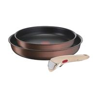 Vajilla INGENIO ECO RESPECT, juego de 3 piezas, titanio, Tefal