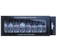 Createx Vallejo Pintura acrílica Model Air Multicolor acabado mate 18 ml para aerógrafo