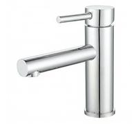 VALAZ Grifo Lavabo | Grifo Monomando Lavabo, Mezclador Agua Fría y Caliente, Ahorro de Agua | Instalación Facil y Rápida | Latón, Inoxidable, Elegante, Serie Palancia (Lavabo, Cromado)