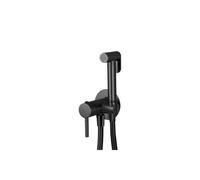 VALAZ Guadiana Grifo de bidet empotrado fabricado en latón y acero inoxidable de color negro mate