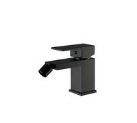 VALAZ Segura Grifo de bidet monomando cuadrado de latón de 14x12 cm en color negro mate
