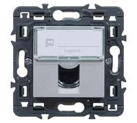 Valena Next Toma de red RJ45 (Aluminio, x 1, Metal, Instalar)