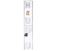 VALENTI & CO. - Disney Rey León Simba - Plata - Metro de pared para niños para decoración habitación - Idea regalo bautizo o cumpleaños - Plata - Portafotos - 76L x 13L cm