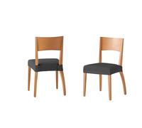 VALENTIA HOME Funda Silla Asiento/Respaldo Pack 2 París | Funda Silla Comedor o Cocina | Protector de Silla