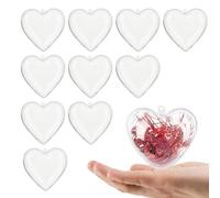 Valentine Candy Box - Valentine Storage Home Decor | 10 piezas transparente Candy Box Case - for Wedding New Year Birthday Cards Ribbons Photos Toys Garden Indoor Outdoor