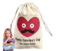 Valentine’s Day Gift, Heart Shaped Bag, Treat Gift Bag, Valentine’s Party