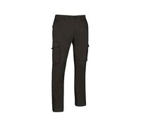 Valento Pantalón de Trabajo térmico Multibolsillos, en Colores neutros, en Tejido Sarga Gruesa Nebraska