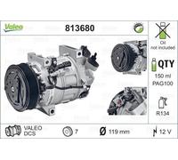 VALEO Compresor, aire acondicionado para RENAULT: Laguna (Ref: 813680)