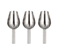 VALICLUD 3 Piezas Pala de Acero Inoxidable Multifuncional Mango para Hielo, Granos y Harina, Adecuado para Bodas y Bufés, Resistente y Práctica en Cocina