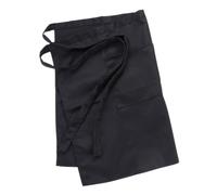 VALICLUD Delantal de Cocina Negro de Media Longitud Resistente al Aceite Diseño y Bolsillo, Adecuado para Cocinar en Casa Restaurantes