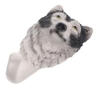 VALICLUD Gancho de Pared Rústico de Resina, Decorativo con Cabeza de Animal | Diseño de Cabeza Animal, Organización Sola Pieza, para Bolsas Tote y Bata, Adecuado para Lavandería