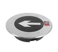 VALICLUD Luz de Emergencia de Metal y Vidrio para Suelo Flecha Fotoluminiscente Autoadhesiva Fácil Instalación y Alta Visibilidad para Oficina y Lugar de Trabajo