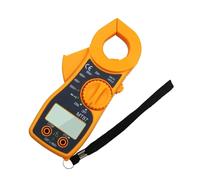 VALICLUD Multímetro Digital Pinza Amperimétrica Comprobador de Voltaje y Corriente Herramienta de Prueba Mt87 Naranja Medición de Resistencia, Pantalla Lcd, Protección contra Sobrecarga