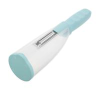VALICLUD Pelador de Cocina de Acero Inoxidable Cuchillo Pelador con Caja de Almacenamiento PP Reduce la Fatiga Mano para Pelar Patatas y Verduras Uso en Cocina