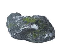 VALICLUD Piedra de Musgo Artificial, Roca Decorativa de Fibra de Vidrio, 26x12,5x5cm, Verde, para Jardines y Jarrones, Decoración para Jardines de Hadas y Hogar