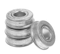 VALICLUD Rodamiento de Bolas Brida Acero Durable 4 Piezas para Rueda de Cortacésped Fácil Instalación y Funcionamiento Suave para Equipos y Tractores de Césped