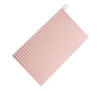 VALICLUD Tabla de Lavar Antideslizante de Silicona Suave y Plegable para Ropa Pequeña, Adecuado para Tareas Domésticas y Viajes, Color Rosa