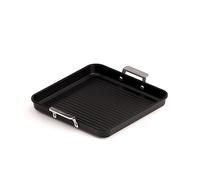 Valira Aire - Grill Premium de 28x28 cm hecho en España, aluminio fundido con antiadherente reforzado, apto para inducción