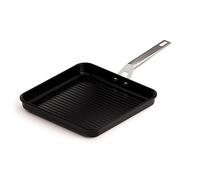 Valira Aire PFAS free - Grill premium de 28x28 cm hecho en España, aluminio fundido con antiadherente reforzado y libre de PFAS, apto para inducción