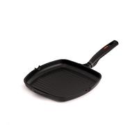 Valira Grill Premium Origen 4582/25 – 26x26 cm, aluminio fundido antiadherente, inducción – Negro
