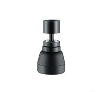 Valixirant 4,2 x 4,2 x 15,4 cm, grifo giratorio de 360° con tres modos y aireador (1 negro)