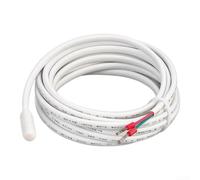 Valixirant Sonda de sensor externo para calefacción eléctrica de suelo, | Detección de controlador para cable, accesorio de termostato de precisión con carcasa ABS, compatible con varios sistemas de