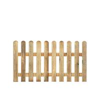 NORTENE | Valla CLÁSICA Madera 1 X 2.10 M | Cerramientos | Tratamiento Anti-UV | Natural | Madera de Pino