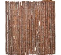Valla de corteza Marrón 100 x 600 cm Corteza