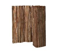 casa.pro Valla de corteza 100x300 cm Zamora Pantalla de privacidad Natural | resistente separador de ambientes para jardín terraza balcón patio exterior