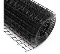 Valla de malla de alambre Wiltec, 1x25 metros, 100 cm de altura, 1,42 mm de grosor, tamaño de malla 25x25 mm, alambre para jaulas de cuatro caras, acero galvanizado, malla de alambre, malla para aves