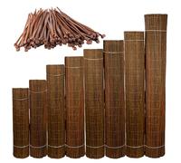 Valla de mimbre Natural 150 x 300 cm - Estera de Mimbre - Cañizo Jardin Ocultacion - Valla Ocultacion Jardin Exterior - Malla Para Balcon y Terraza