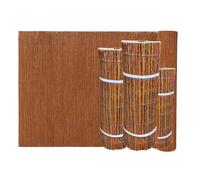 Valla de mimbre Natural 50 x 300 cm - Estera de Mimbre - Cañizo Jardin Ocultacion - Valla Ocultacion Jardin Exterior - Malla Para Balcon y Terraza