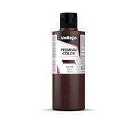 Vallejo 063018 Sepia - Pintura (200 ml), Color Negro Mate