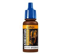 Createx Vallejo Pintura acrílica para aerógrafo AV Meca Color 17 ml Marrón mate