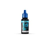 Vallejo 17 ml"AV meca color acrílico aerógrafo color - Pure Black