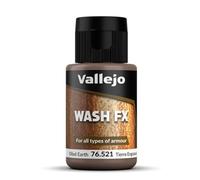 Vallejo 3076521 73521 Model Wash Color Tierra Engra, Multicolor