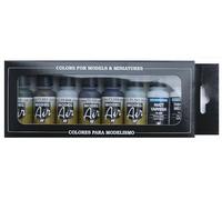 Vallejo 71166 Model Air - Colores Acrílicos, Luftwaffe Colors 1941 to end-war, 18 ml, 8 uds