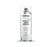 Createx Vallejo – Barniz acrílico en spray – Satinado – 400 ml
