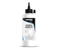 Vallejo ACRYLIC STUDIO, PINTURA ACRÍLICA, 200ML, BLANCO TITANIO ANATASE, Nº 41